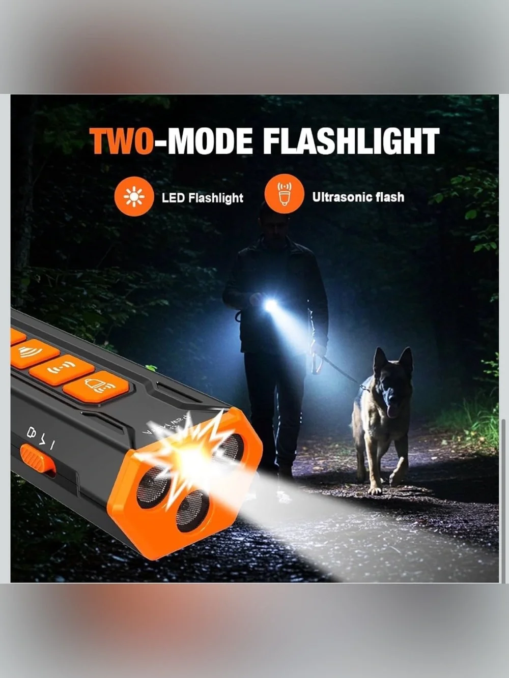 2026 Dog Bark Deterrent Device | Rechargeable Ultrasonic Anti-Barking Trainer wi